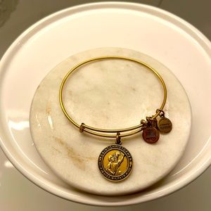 Alex and Ani Saint Christopher Bracelet in Gold